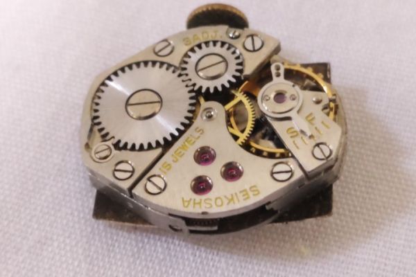 SEIKO セイコー 15JEWELS NIVAFLEX 15石 手巻式 腕時計 レディース 14KGF_画像7