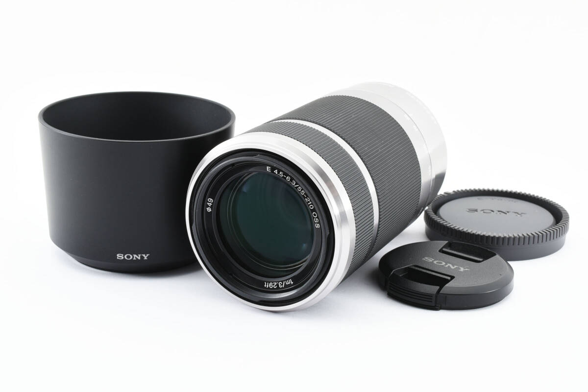 ★☆ 極上品！ SONY ソニー E 55-210mm F4.5-6.3 OSS SEL55210 シルバー ★☆_画像1