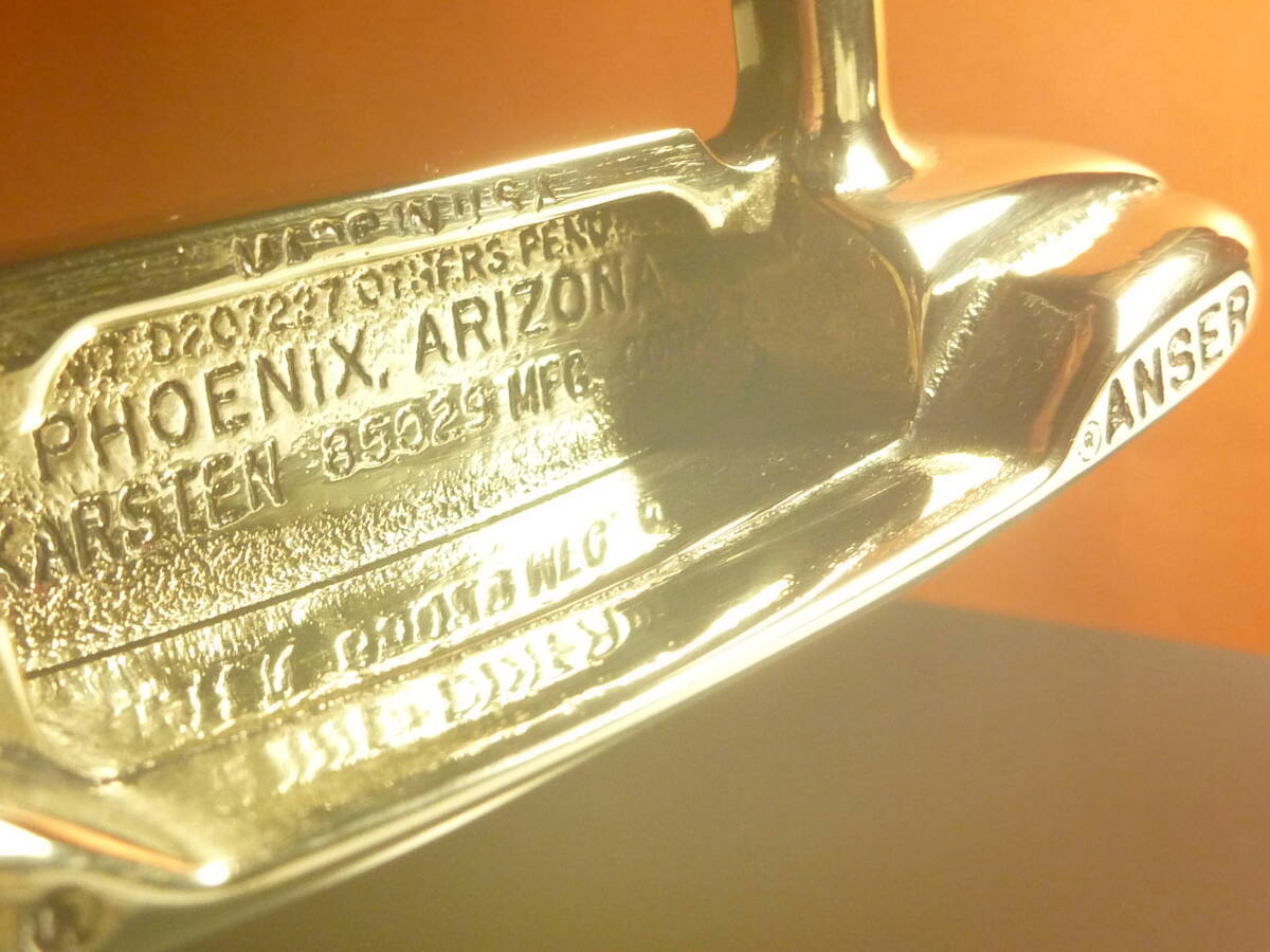 ★レフティー★PING OLD ANSER KARSTEN★正規品★オールドモデル★34インチ★美品★ブロンズ&ミラー★新品グリップ★