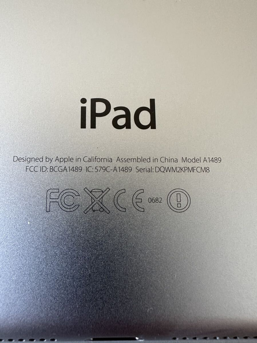 iPad mini 2 Apple シルバー Wi-Fiモデル ME279J/A 16GB 動作確認済 初期化済 本体のみ 中古品【6365】の画像6
