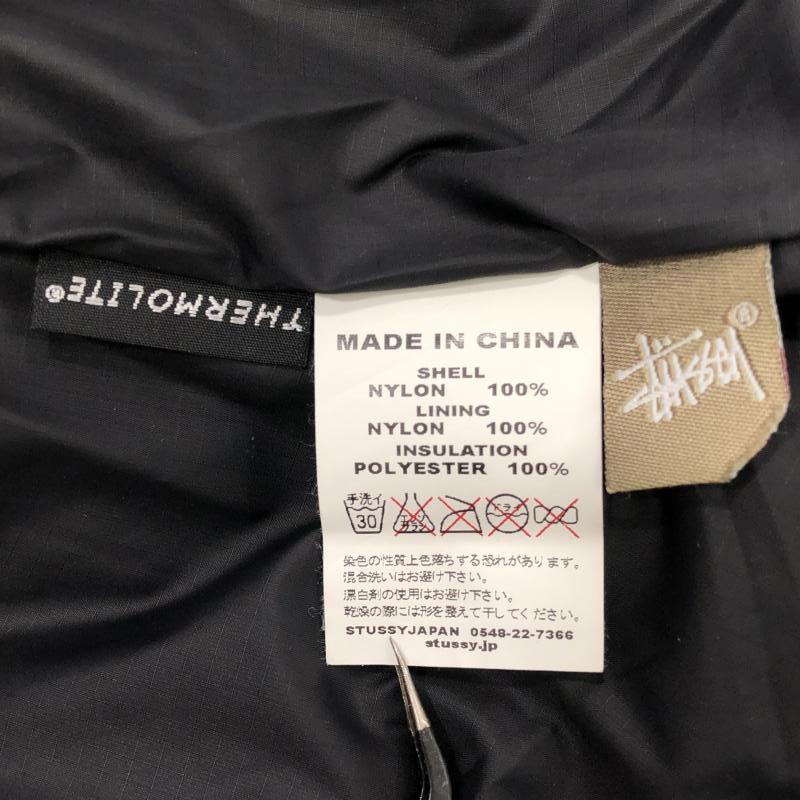 【中古】STUSSY 90s シャネルロゴ 中綿ベスト サイズS ブラック ステューシー[240024456456]_画像7