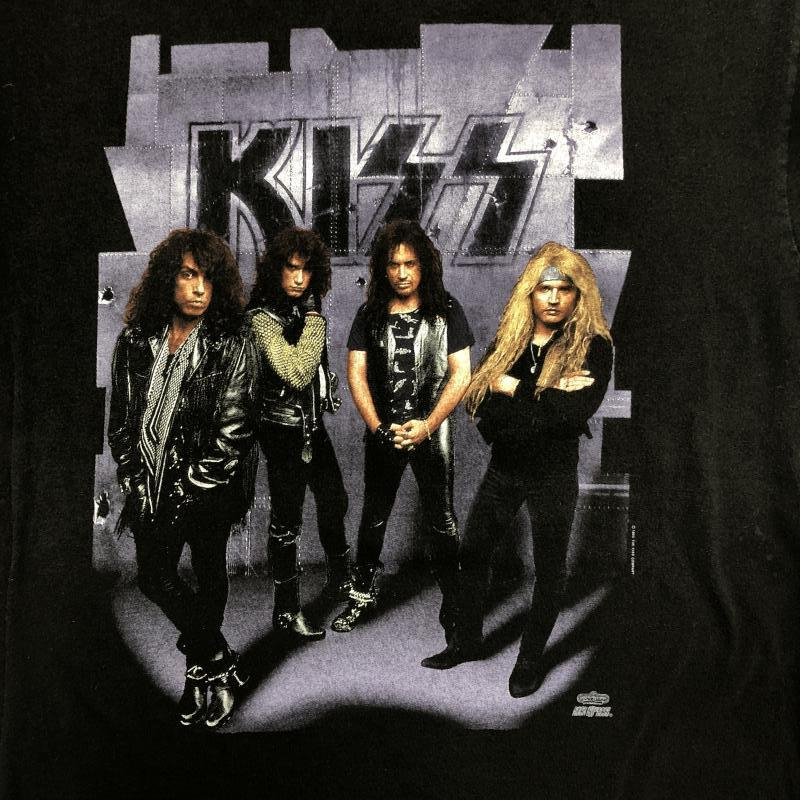 【中古】KISS 90s Hanesボディ REVENGE 両面プリントTシャツ サイズXL ブラック キッス バンド[240024455898]_画像3