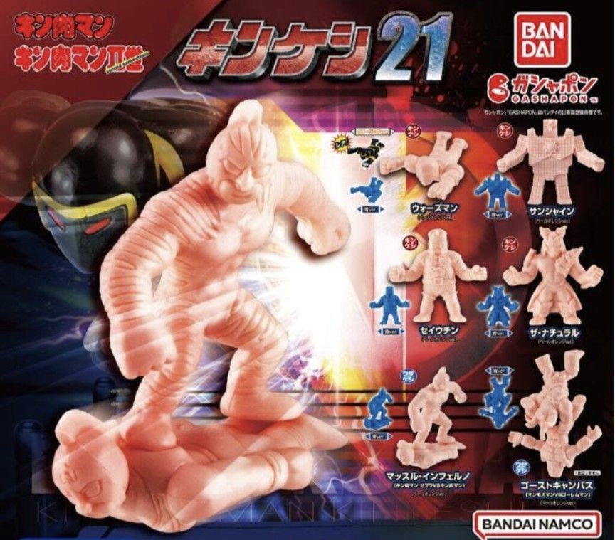 バンダイ ガシャポン キンケシ21 全13種 ウォーズマン レア入 バンダイ ガシャポン キンケシ21 全13種 ウォーズマン レア入