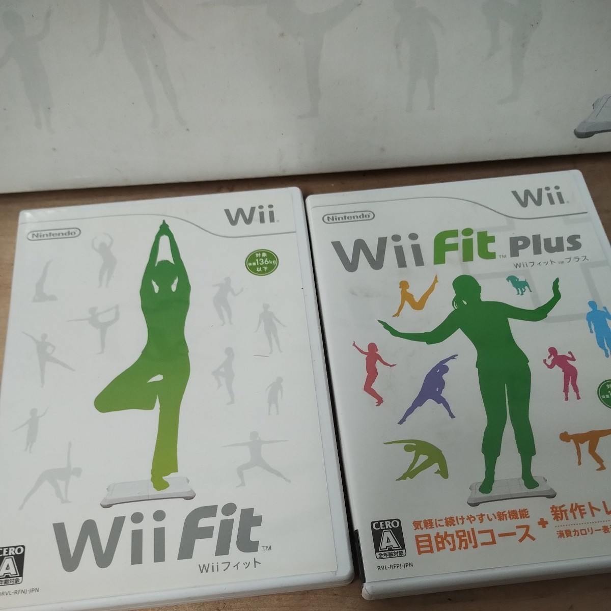 Wii バランスボードとWii fit Wii fitプラスの画像2