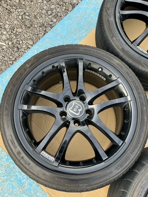 ホイール付タイヤ４本セット BRABUS MONOBLOCK MERCEDES-BENZ,AUDI, 9.5J×18H2ET50 8.5J×18H2ET50 PCD112 ドイツ製 265/35/18 245/40/18の画像9