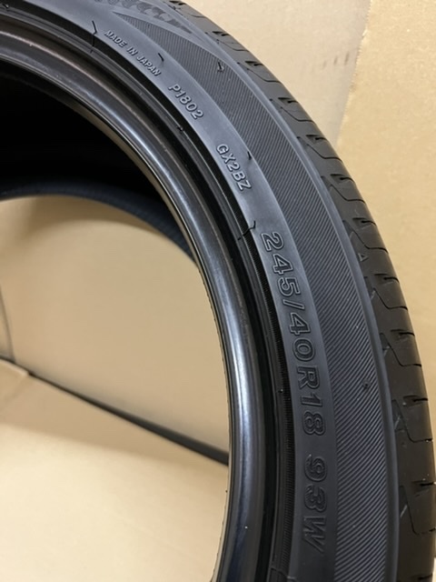 中古タイヤ４本セット　BRIDGESTONE REGNO 245/40/18 2021年製) ほぼ新品のタイヤ 中古タイヤ４本セット　BRIDGESTONE REGNO 245/40/18 _画像7