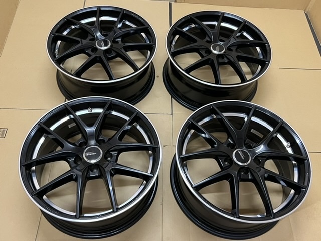 中古ホイール４本セット　Advanti Advanti Racing VIGOROSO RACING 18×7.5JJ+37 PCD112 ハブ-66.6_画像1