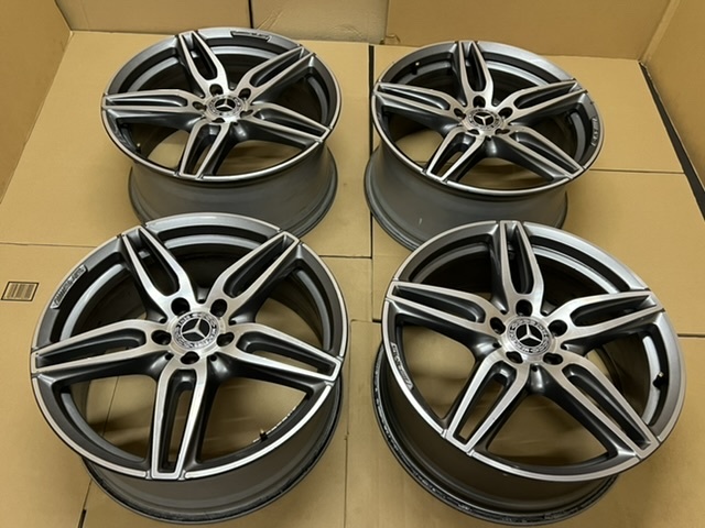 中古ホイール４本セット【純正美品】メルセデスベンツ W213 Eクラス AMG 純正 19インチ 9J+49 8J+43 PCD112 W206 CLS45 PCD112 AMG BENZ _画像8