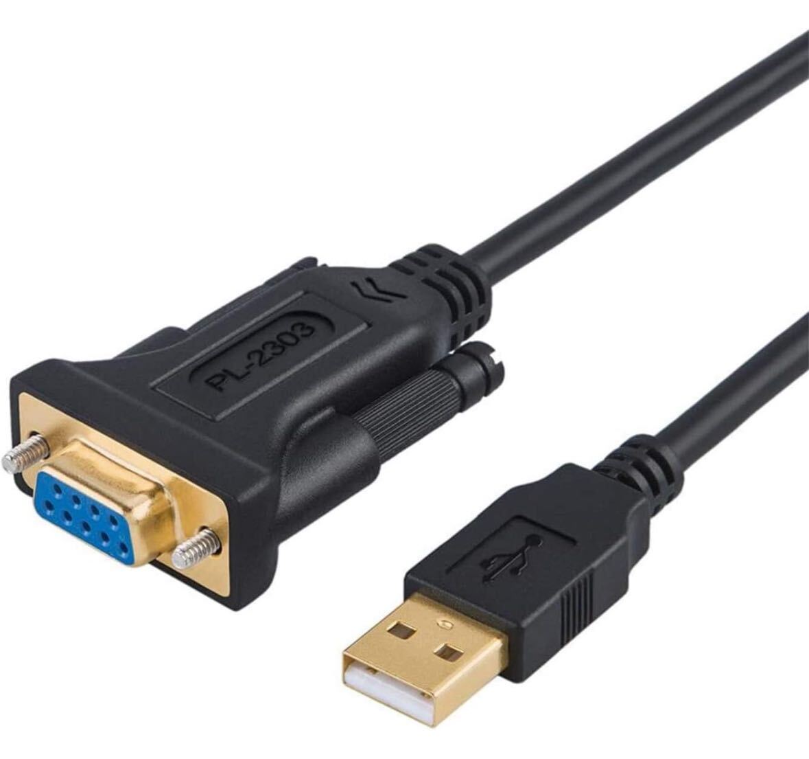 RS232c USB 変換ケーブル, CableCreation UUSB 2.0（オス）- RS232 （メス） DB9ピン シリアル変換ケーブル 1m