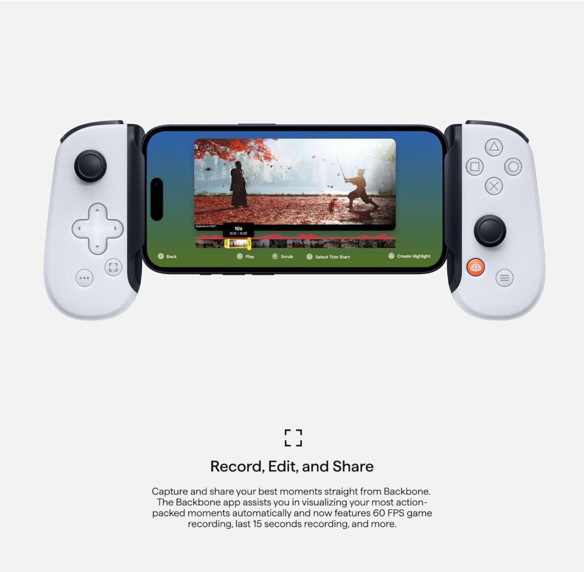 BACKBONE One モバイルゲームコントローラー for Android & iPhone 15シリーズ（USB-C）- PlayStationエディション の画像10