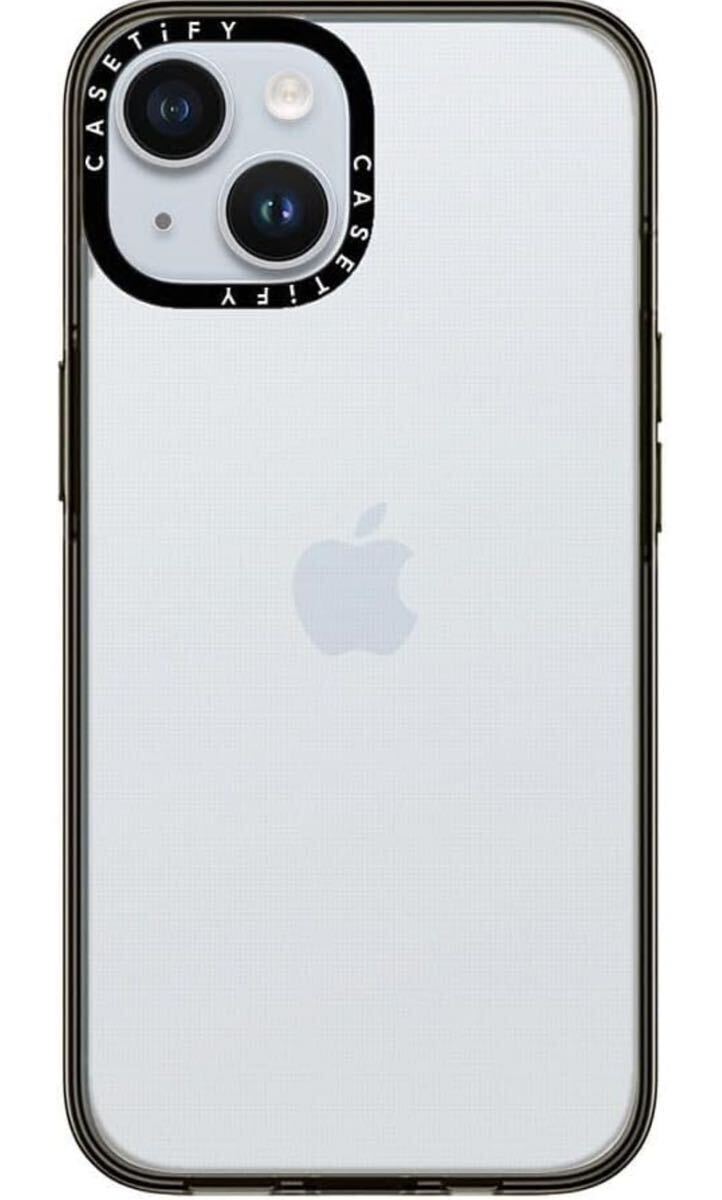 CASETiFY コンパクト iPhone 15 ケース [MIL規格準拠 (2x MIL-STD-810G) / 1.2mからの落下テストをクリア] - クリア ブラックの画像2