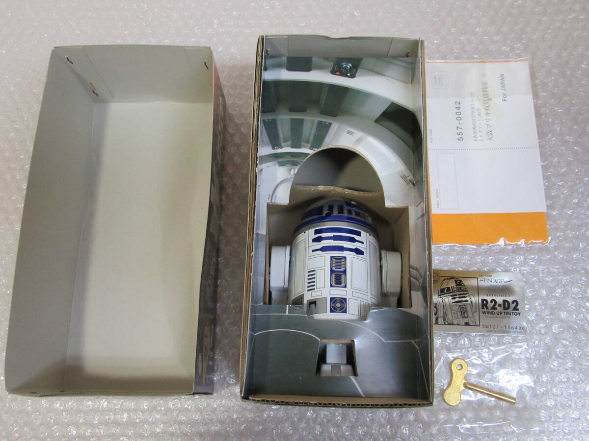 [スター・ウォーズ]R2-D2 WIND UP TIN TOY/大阪ブリキ玩具/STAR WARS EPISODE 1の画像2