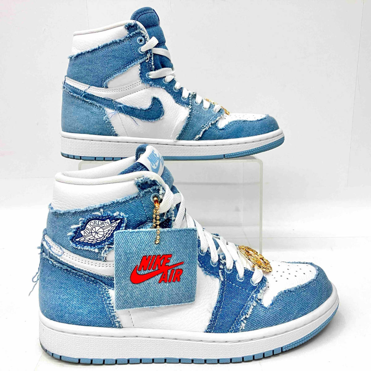 Nike WMNS Air Jordan 1 High OG 'Denim' ナイキ ウィメンズ エアジョーダン1 ハイ OG 'デニム' DM9036-104 サイズ24.5cm_画像2