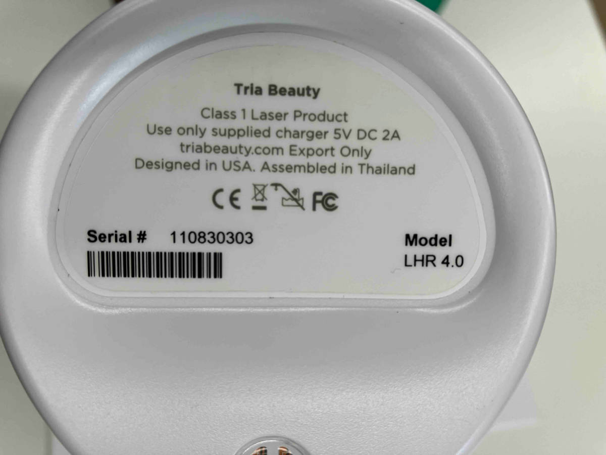 1円スタート！ tria BEAUTY パーソナルレーザー 4X 脱毛器 ホワイト グリーン_画像6