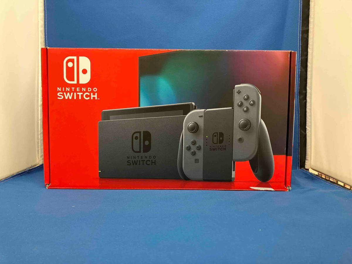 【1円スタート】Nintendo Switch Joy-Con(L)/(R) グレー(HADSKAAAA)(バッテリー拡張モデル)動作確認済_画像1