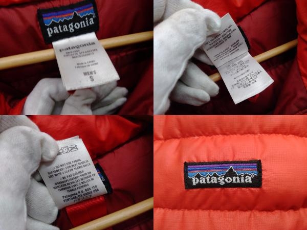 Patagonia パタゴニア ダウンジャケット メンズサイズ S RN:51884 レッド_画像3