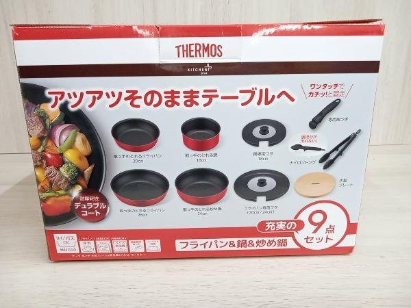 THERMOS fry pan & saucepan &.. saucepan 9 point set 