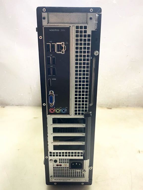 【確認動画】63007 DELL Vostro 260s Core i3-2120 3.10GHz HDD無しメモリ有 BISO起動確認　中古　現状販売　送料無料（沖縄離島着払い）_画像2