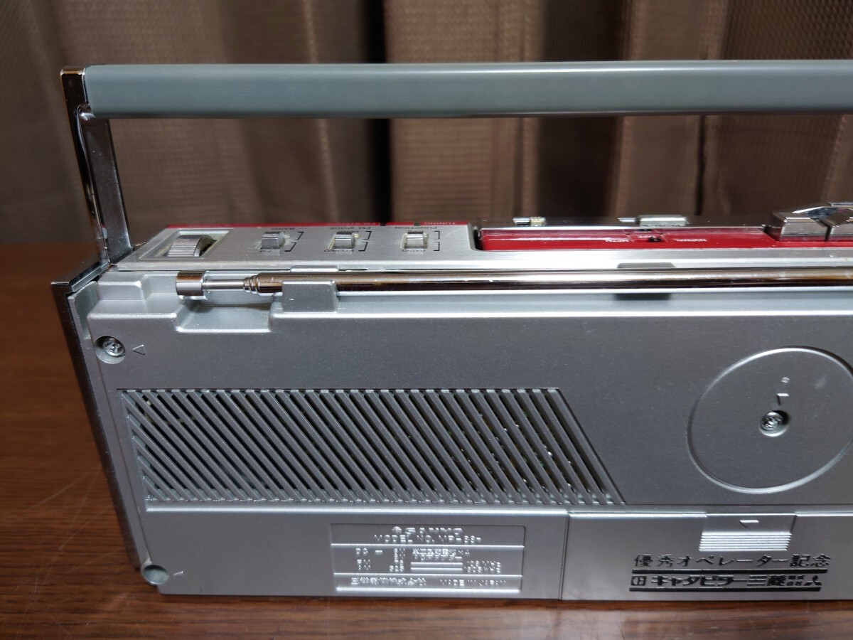 サンヨー　SANYO ラジカセ 「飛び出せテレコ」MR-88 ラジオは聴けるジャンク品美品です！_画像10