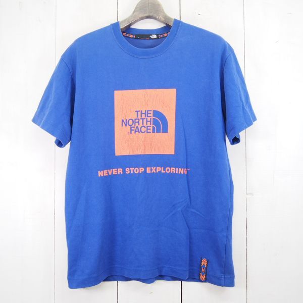 ノースフェイス THE NORTH FACE RAGE S/S Box Logo Tee レイジショートスリーブボックスロゴTシャツ(L)パープルネイビー/NT31964の画像1