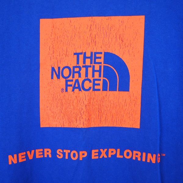 ノースフェイス THE NORTH FACE RAGE S/S Box Logo Tee レイジショートスリーブボックスロゴTシャツ(L)パープルネイビー/NT31964の画像3