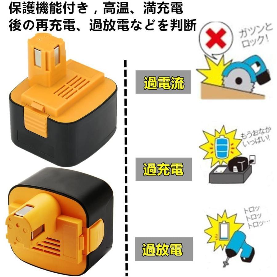 (A) Panasonic バッテリー 互換 EZ9200 １個 3000mAh ezt901 EZ9200S EZ9107 EY9200 (B) EY9108 (S) EY9201 (B) EY9001 対応の画像4