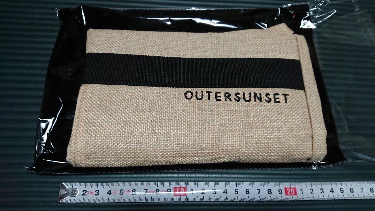 OUTERSUNSET アウターサンセット ロゴ刺しゅう入りサマートート_画像1