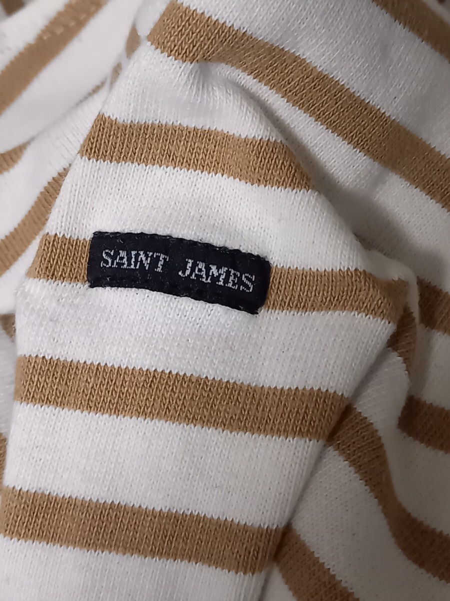 美品　80s 90s SAINT JAMES セントジェームズ ボーダー バスクシャツ 長袖　カットソー　フランス製 ビンテージ　size4 M Tシャツ　定番_画像7