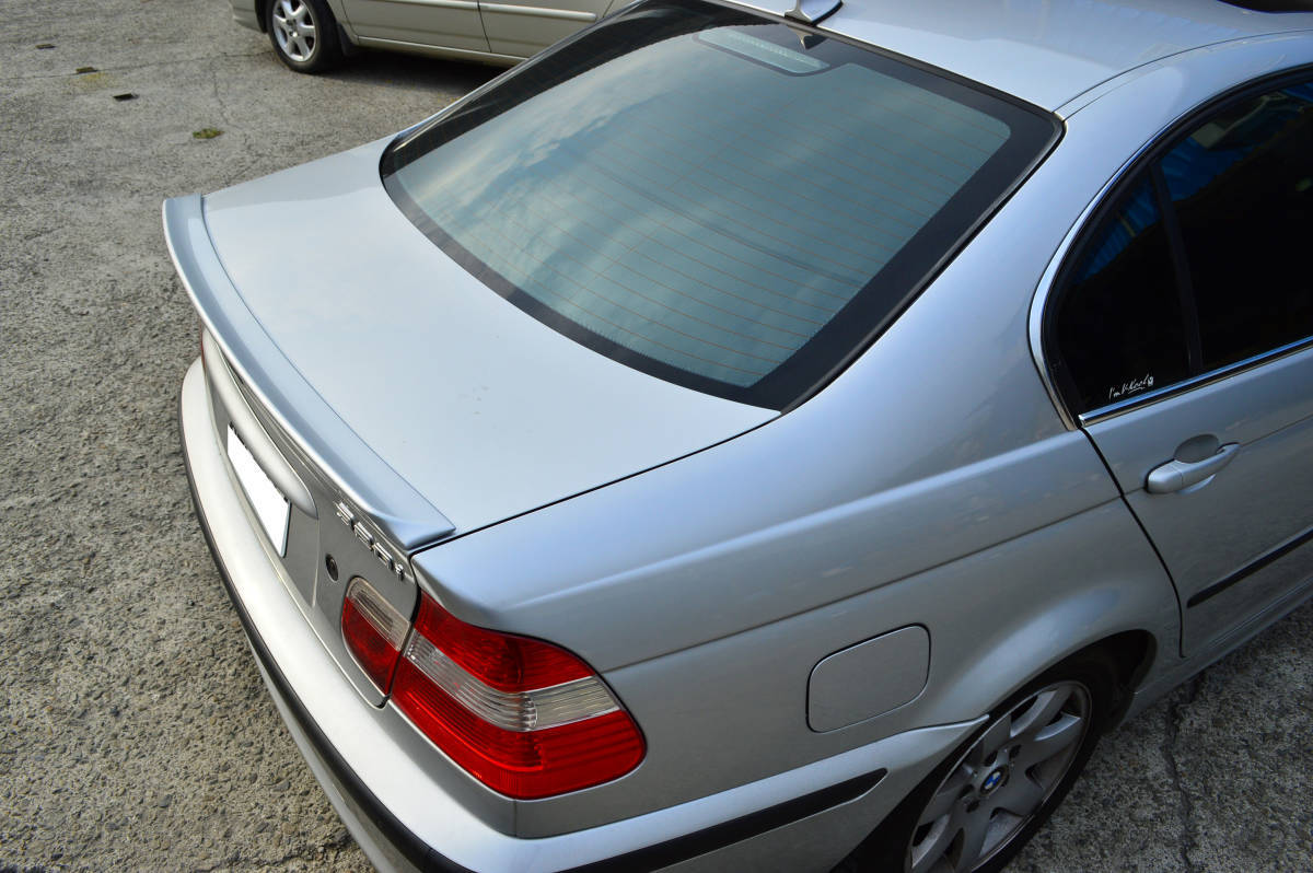 【何色でも塗装可能】D Type BMW 3シリーズ E46 セダン 塗装品 リア トランクスポイラー ウィングスポイラー 1998-2005_画像5