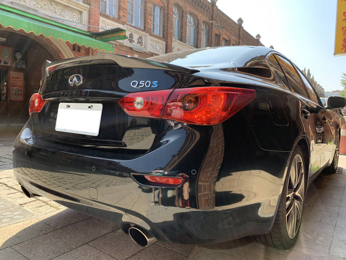 カーボントランクスポイラー 2014-2022 スカイライン V37 INFINITI Q50 リアスポイラー M4 TYPE リアルカーボン製_画像4