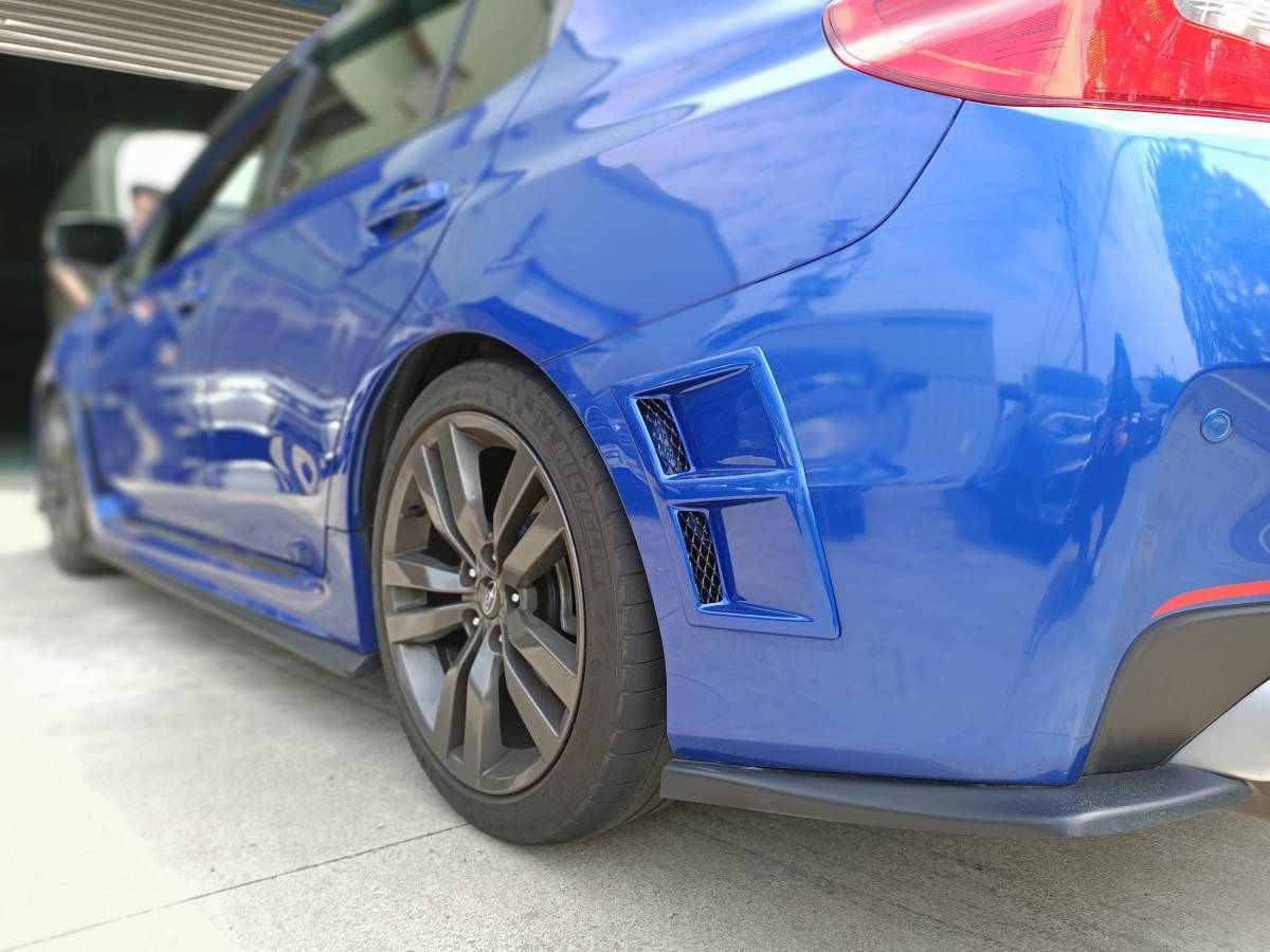 【何色でも塗装可能】スバル WRX STI S4 VA系 セダン 塗装費込 リア エアロ サイド エア ダクトカバー 左右セット 2015-2021_画像7