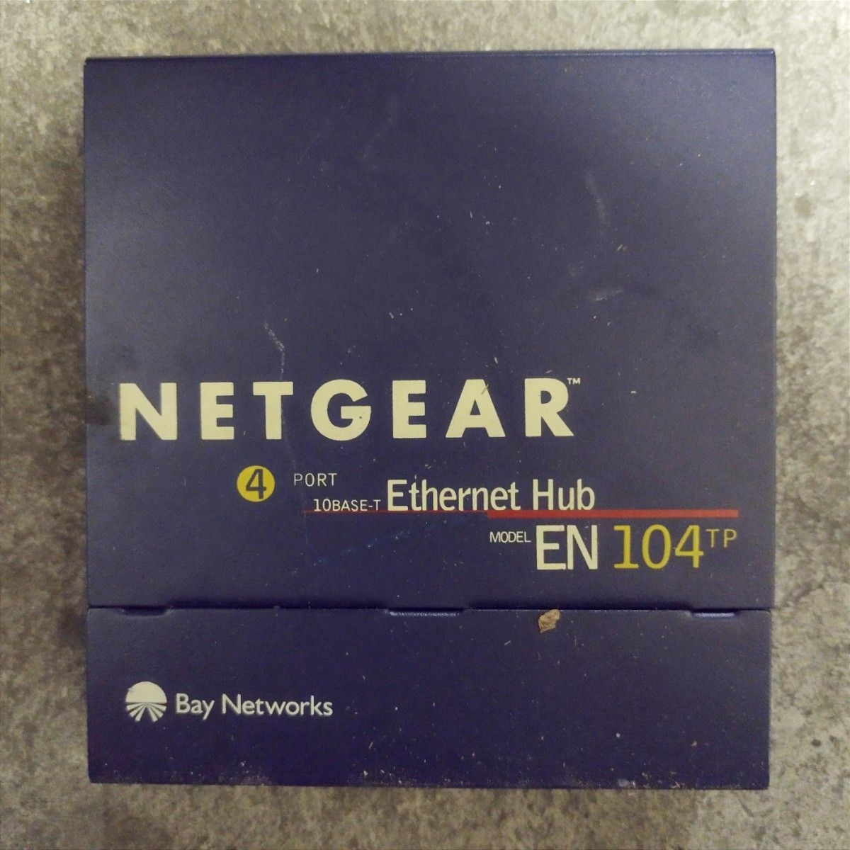 NETGEAR ネットギア Ethernet HUB イーサネットハブ 本体のみ 4Port 10BASE-T EN104TP