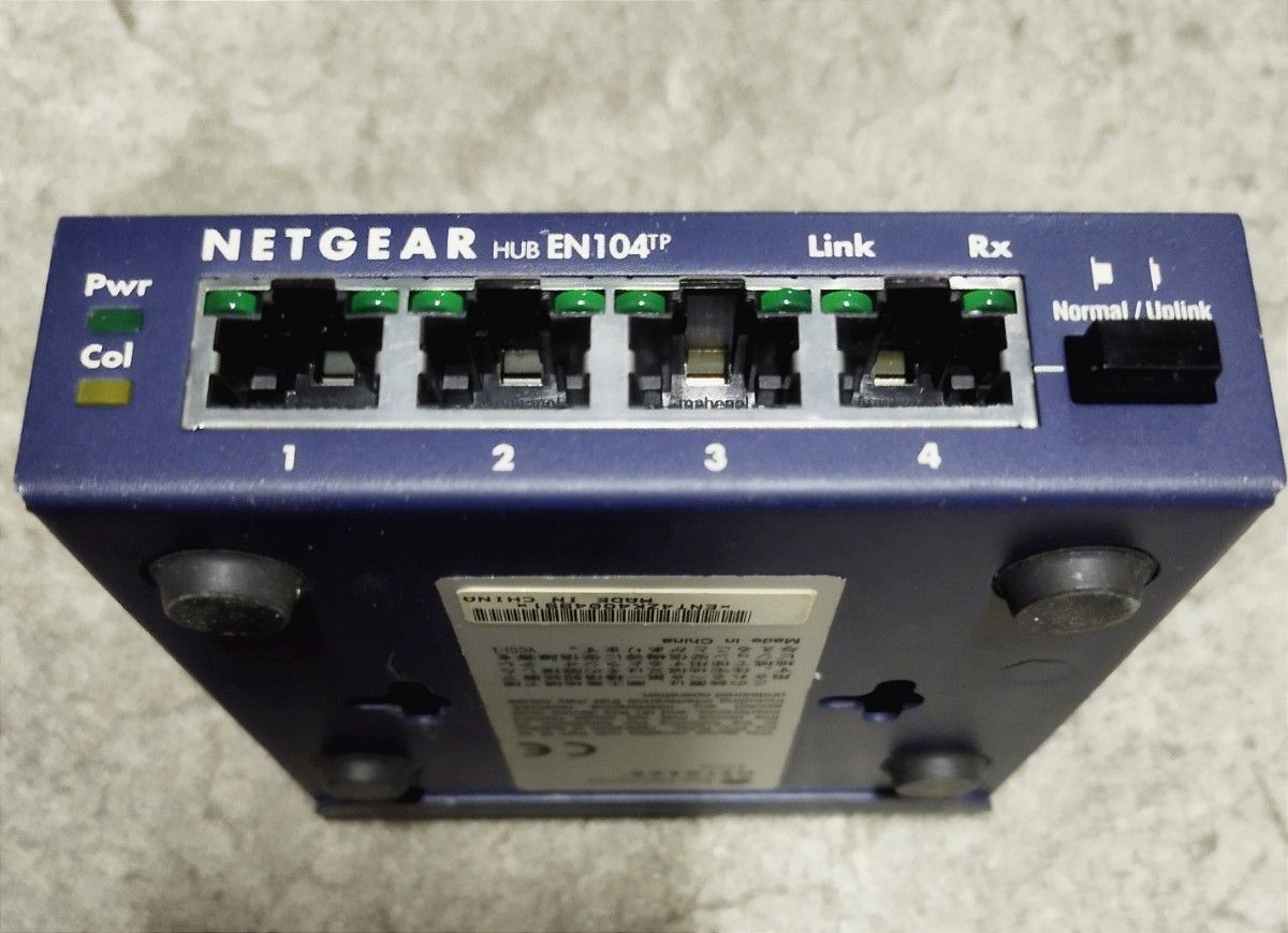 NETGEAR ネットギア Ethernet HUB イーサネットハブ 本体のみ 4Port 10BASE-T EN104TP