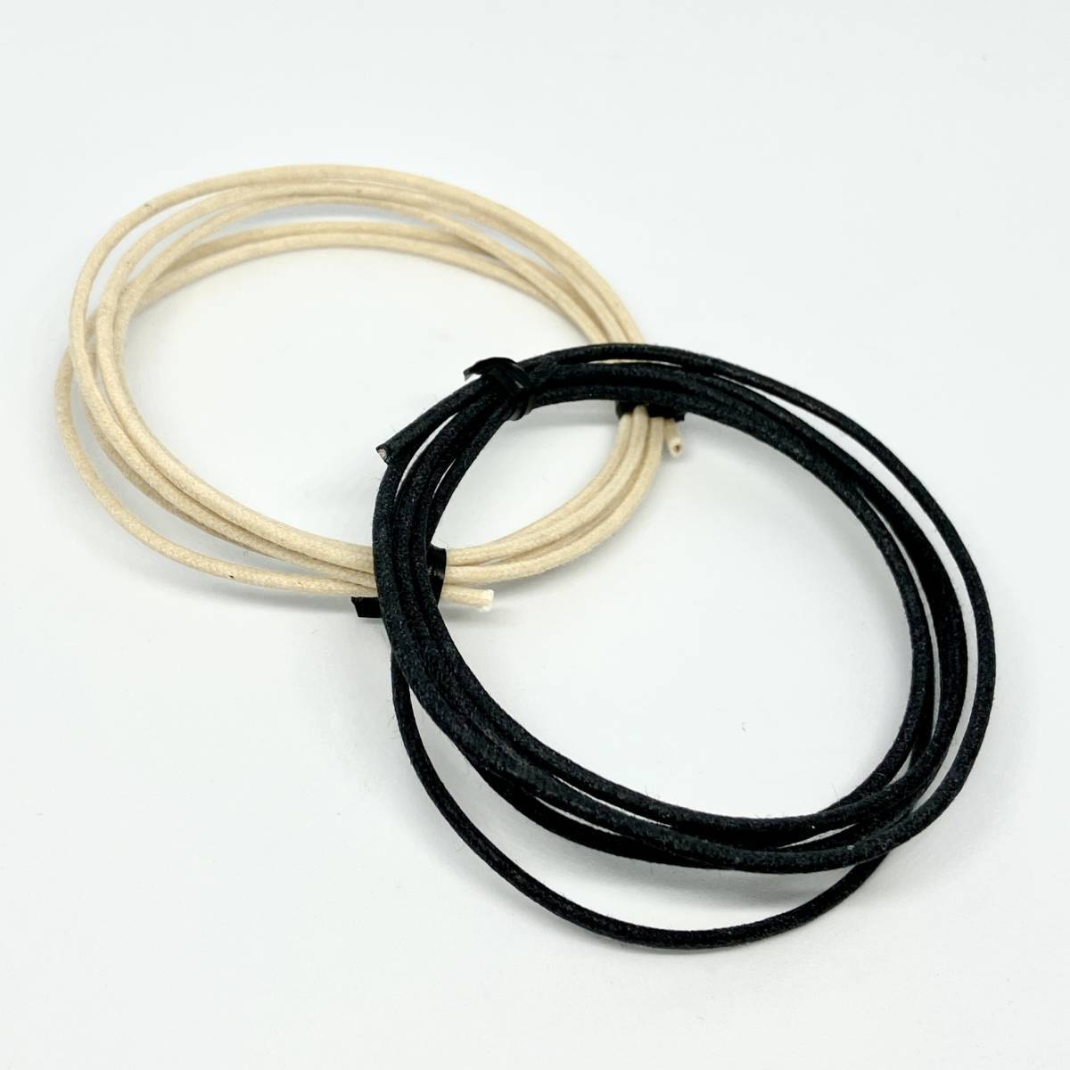 USA Cloth Wire 配線材 ワイヤー １m 白 黒 セット Fender タイプ No.2の画像1