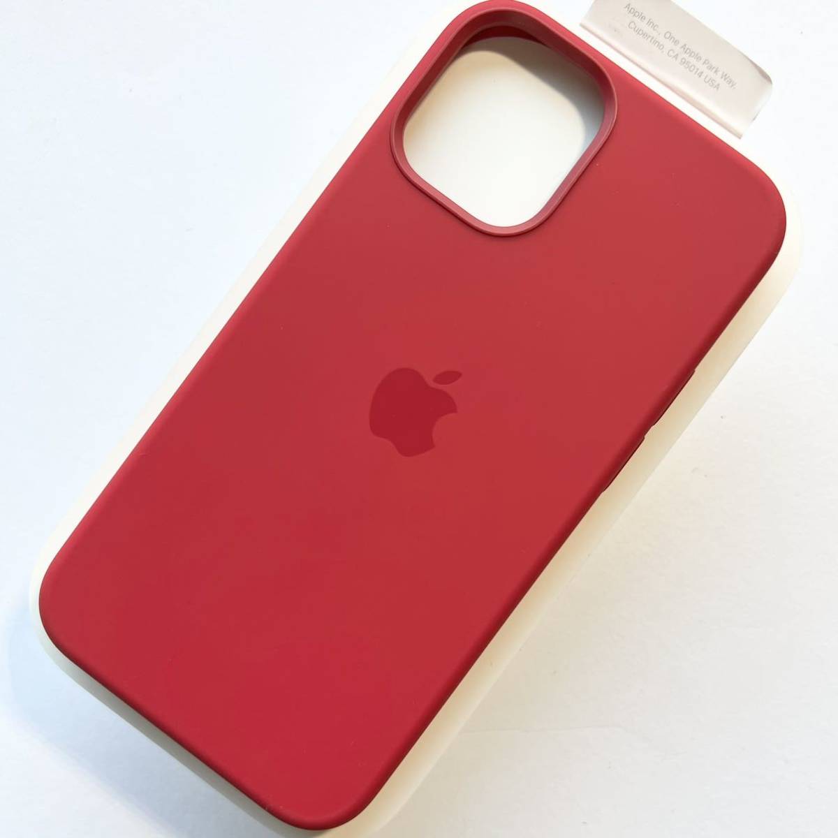  Apple original iPhone 12 MINI silicon case red MagSafe correspondence 