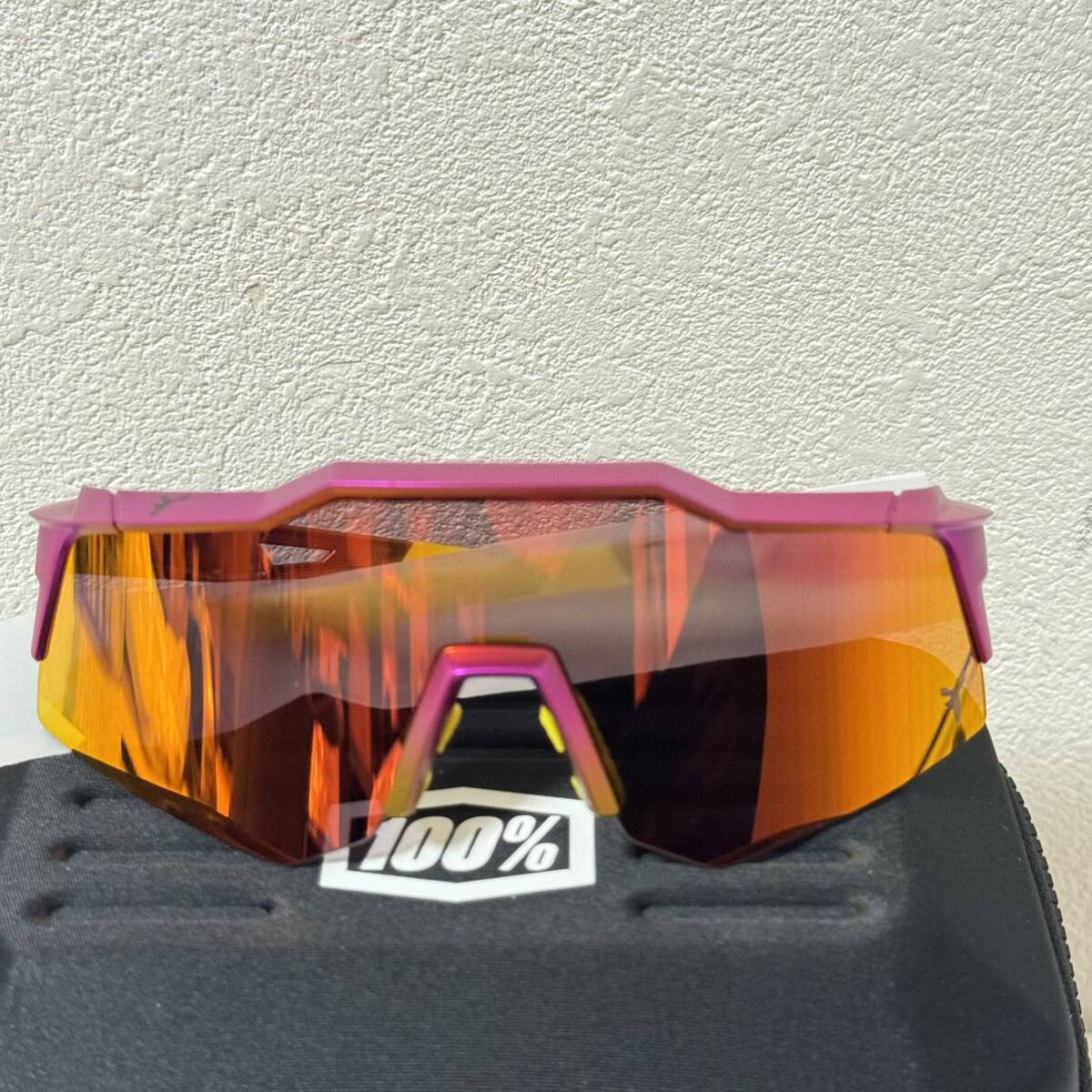 新品 100% Speedcraft XS サングラス ピンク×イエロー タティス 新品 100% Speedcraft XS サングラス ピンク×イエロー タティス