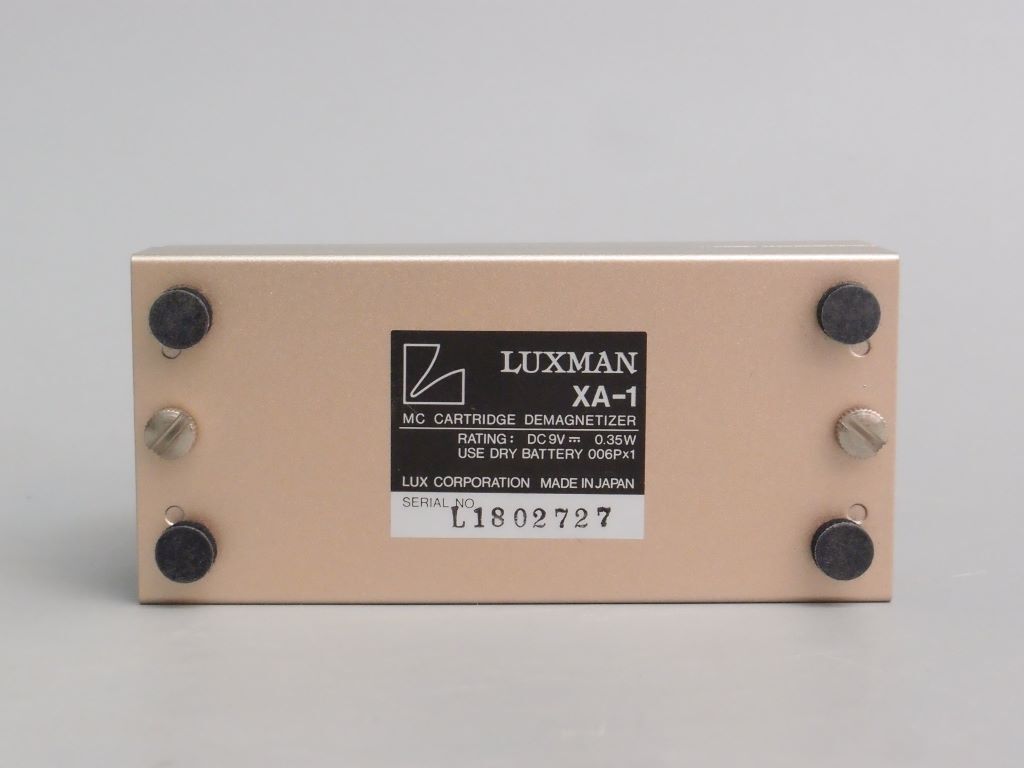 LUXMAN XA-1 MC CARTRIDGE DEMAGNETIZER 現状品_画像6