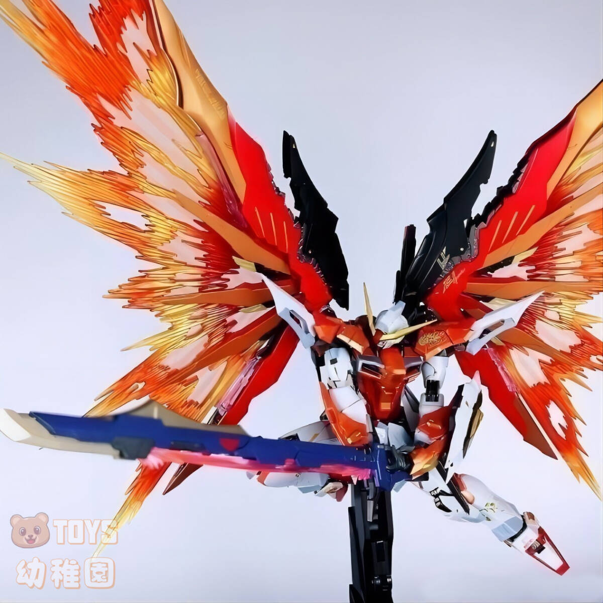 【樹人模型】1/100 デスティニーガンダム (ハイネ機) 光の翼付き 合金 完成品 可動フィギュア 非メタルビルド_画像1