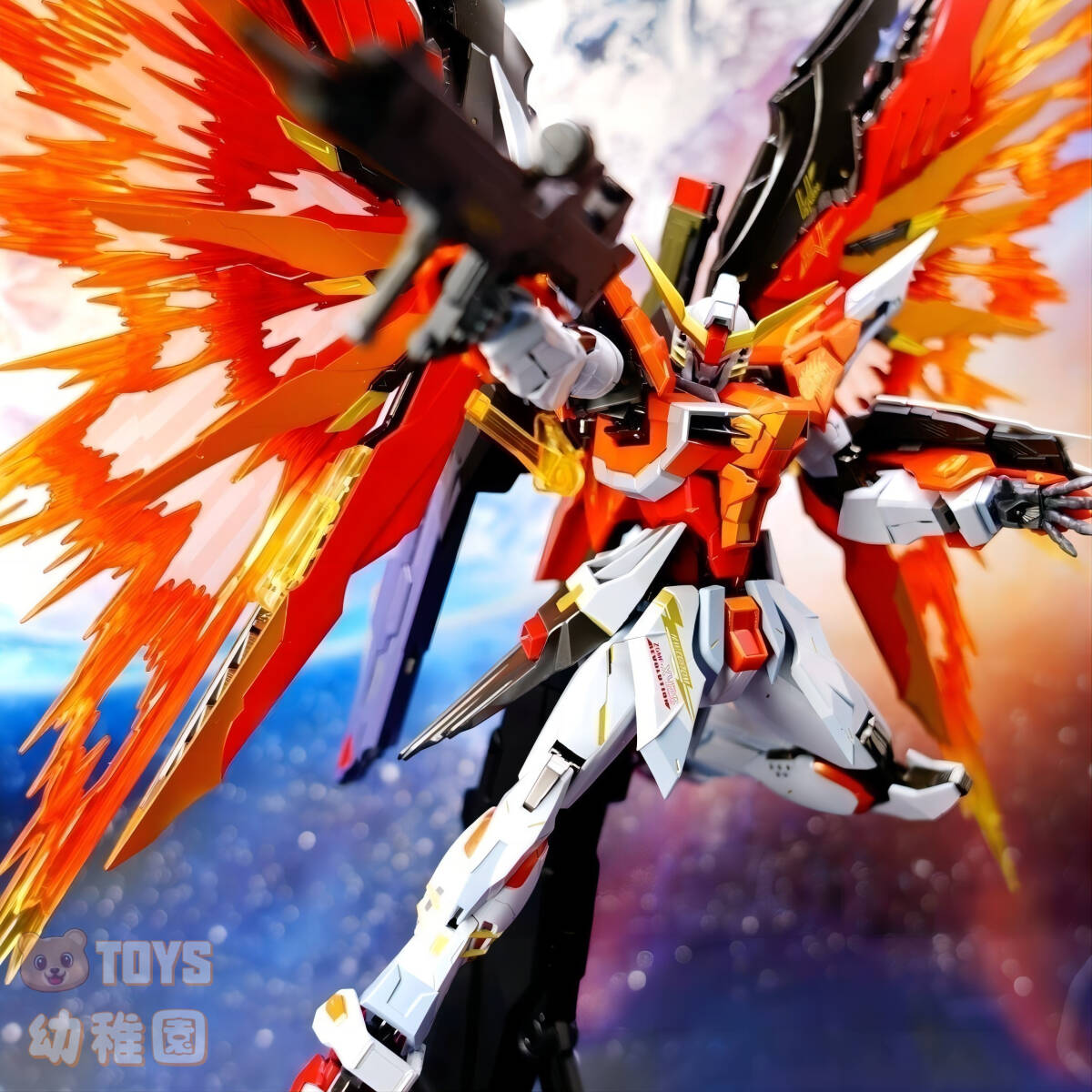 【樹人模型】1/100 デスティニーガンダム (ハイネ機) 光の翼付き 合金 完成品 可動フィギュア 非メタルビルドの画像5