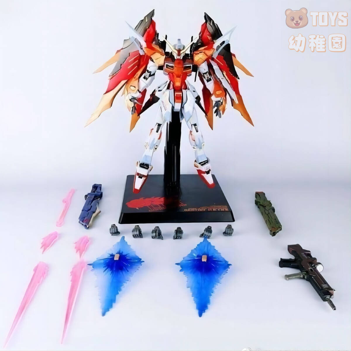 【樹人模型】1/100 デスティニーガンダム (ハイネ機) 光の翼付き 合金 完成品 可動フィギュア 非メタルビルドの画像4