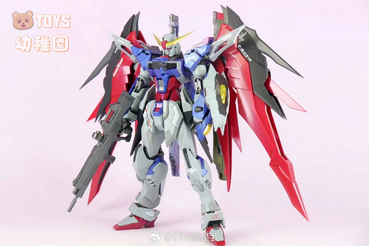 【DABAN MODEL】1/100 MG デスティニーガンダム 光の翼付き 8828 組立式 プラモデル 新品_画像3