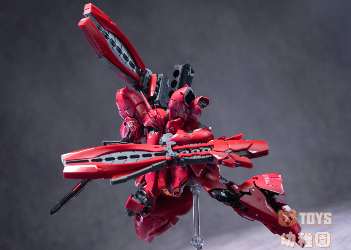 【SEED MODEL】1/144 RG サザビー 用 ダブル・ホーン・ファンネル 拡張ウェポン 改造パーツ プラモデル 未組立 新品_画像5