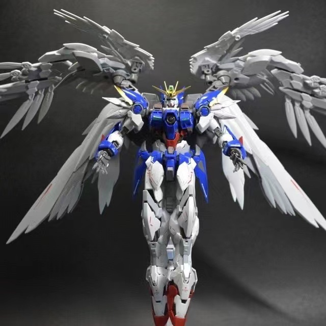 【MJH/模匠魂】1/100 HIRM ウイングガンダムゼロ スタンド付き デカール付き ハイレゾリューションモデル プラモデル 未組立 新品_画像5