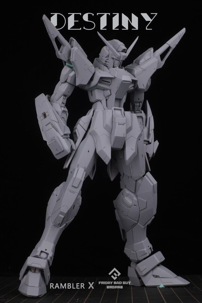 【MANMAN】1/100 MG デスティニー 改造パーツ ガレージキット レシンキット 未塗装 未組立 新品_画像4