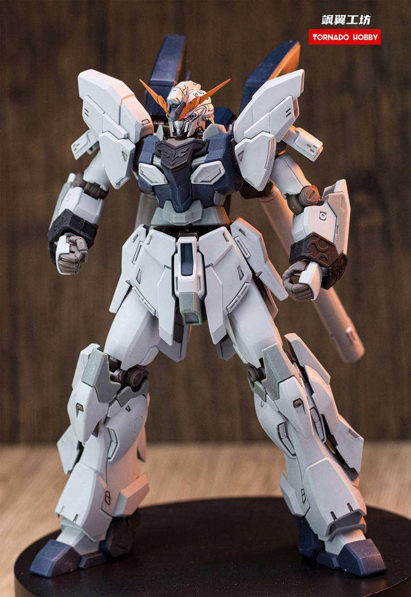 【TORNADO HOBBY】1/144 HGUC シナンジュ・スタイン 用 ガンダム顔 ヘッドパーツ 色付き 3Dプリント品 改造 未組立 プラモデル 新品_画像6