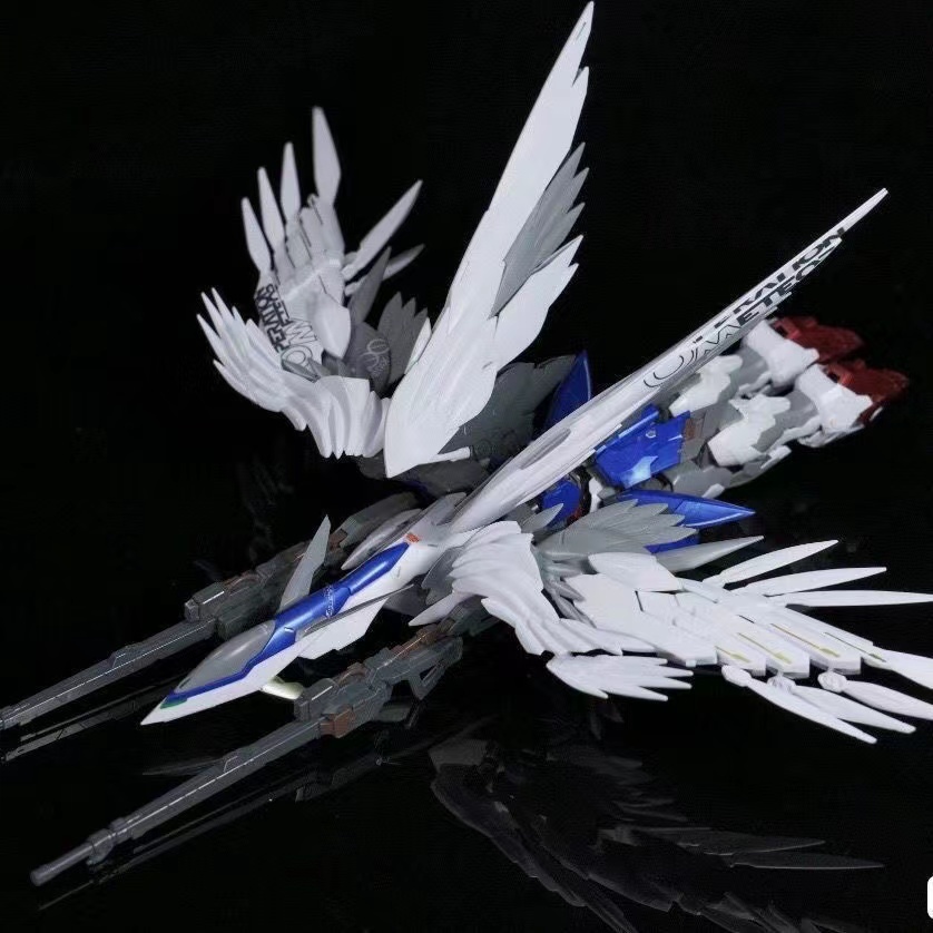 【MJH/模匠魂】1/100 HIRM ウイングガンダムゼロ スタンド付き デカール付き ハイレゾリューションモデル プラモデル 未組立 新品_画像6