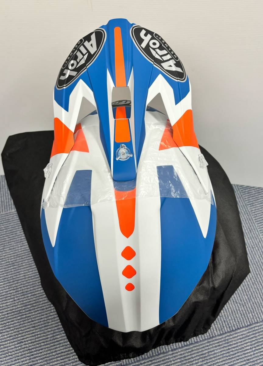 新品 Airoh アイロー オフロードヘルメット Wraap Raze オレンジマット サイズ L 送料込22,000円 AIHWRRAORL_画像6