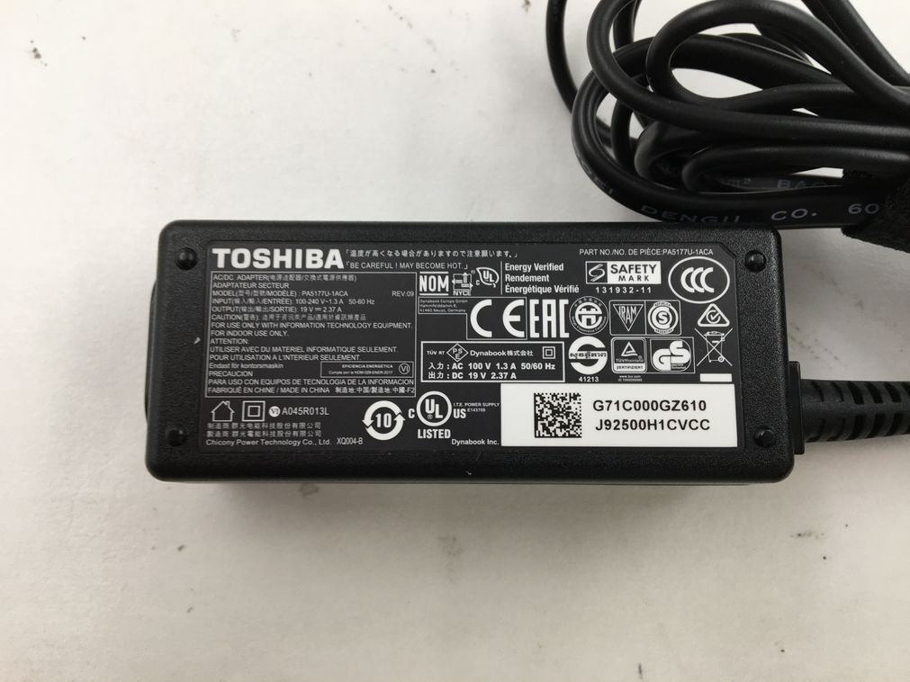 TOSHIBA/ノート/HDD 500GB/第3世代Pentium/メモリ2GB/2GB/WEBカメラ有/OS無/Intel Corporation Atom/Celeron-240311000848140_付属品 1