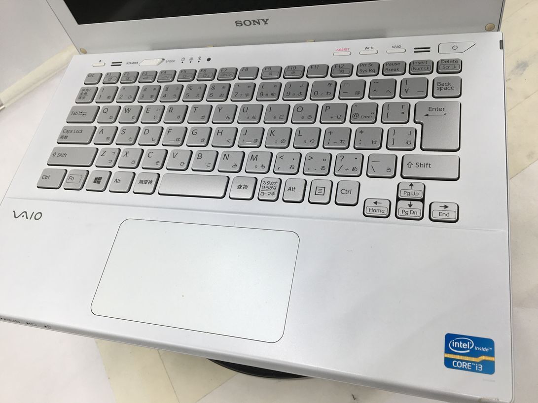 SONY/ノート/HDD 320GB/第3世代Core i3/メモリ4GB/WEBカメラ有/OS無-240314000854470の画像6