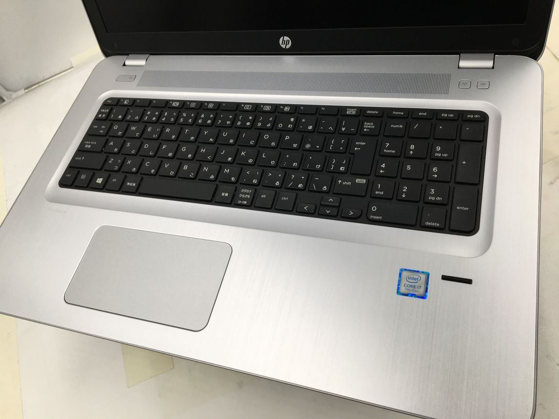 Hewlett-Packard/ノート/SSD 256GB/第7世代Core i7/メモリ4GB/4GB/WEBカメラ有/OS無-240226000819041_キーボード接写１